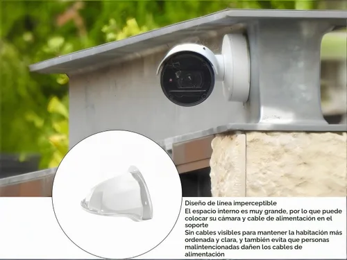 Vista 4 de Cubierta de sombra de lluvia para exteriores, cámara de seguridad CCTV, techo protector superior para cámara de vigilancia CCTV, compatible