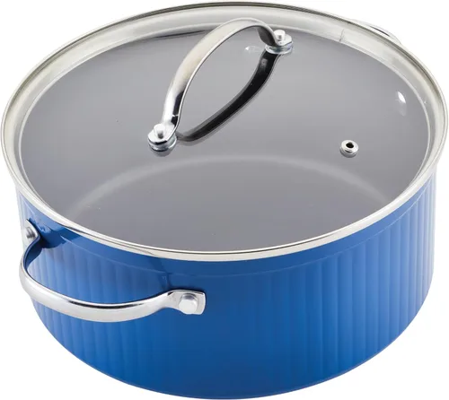 Vista 14 de Farberware Style - Juego de ollas y sartenes antiadherentes con utensilios de cocina, aptos para lavavajillas