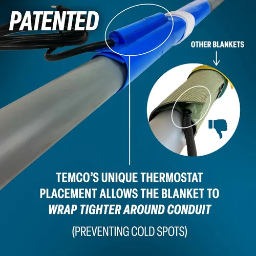 Vista 5 de TEMCo TH4003 - Dobladora de manta térmica de conducto de PVC 3 1/2"-4