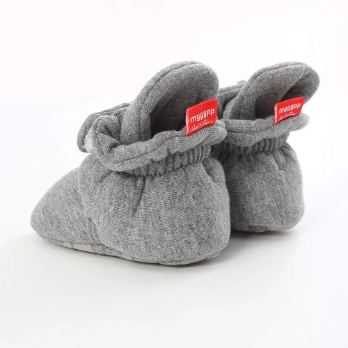 Vista 5 de HsdsBebe Botines unisex con forro polar para bebé, antideslizantes, suela suave, calcetines cálidos para invierno