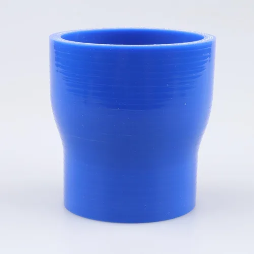 Vista 82 de AC PERFORMANCE ID de 1" a 1/2" (25mm a 13mm) Manguera de silicona recta reductora de 3 capas reforzada negra, 3" de longitud Negro
