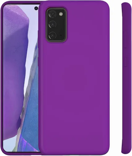 Vista 2 de Funda para Galaxy Note 20, policarbonato duro de doble capa y goma de silicona suave, ajuste delgado, funda protectora para Samsung Galaxy Note 20