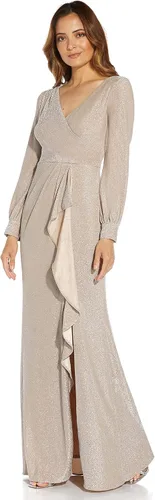 Vista 3 de Adrianna Papell Vestido de jersey metálico para mujer