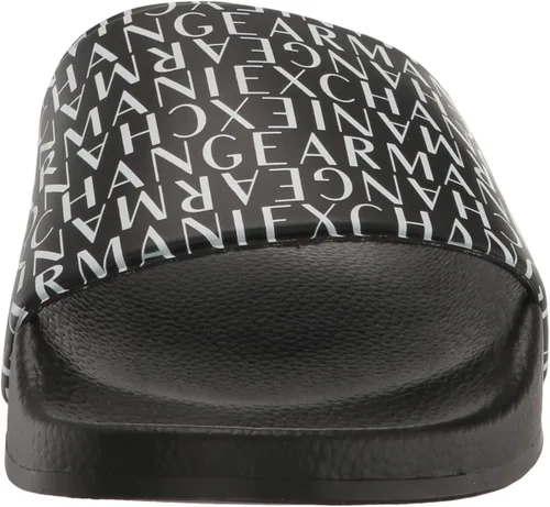 Vista 2 de AX ARMANI EXCHANGE Men's Logo Slide Sandal