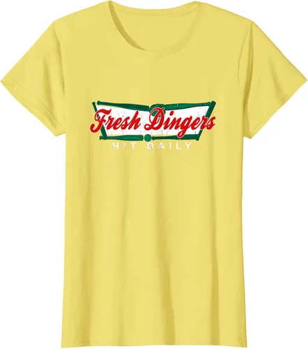 Vista 75 de Camiseta divertida de béisbol y softbol Don't Bunt Hit Fresh Dingers, Negro