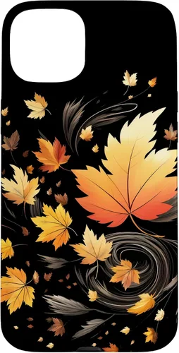 Vista 9 de Fall Season Autumn Leaves Thanksgiving Case for iPhone 17
