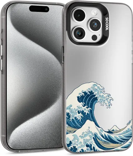 Vista 98 de Funda para iPhone 12 Pro Max (protección contra caídas de grado militar) Funda de teléfono de TPU a prueba de golpes, medusa-12PM Azul