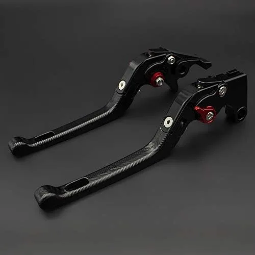 Vista 4 de FXCNC Palancas de embrague de freno plegables ajustables CNC compatibles con ZX636R ZX6RR ZX6RR 2000-2004, ZX10R 2004-2005, ZX9R 2000-2003, Z1000