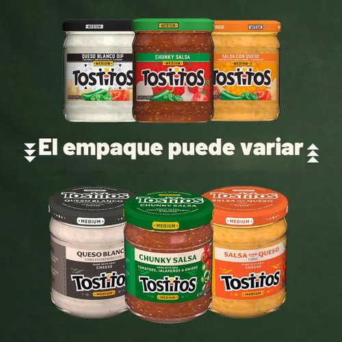 Vista 4 de Tostitos, Salsa gruesa media, 15.5 onzas (paquete de 4)