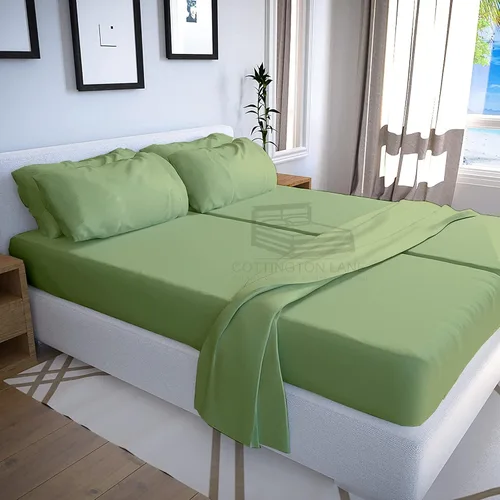 Vista 38 de Cottington Lane Juego de sábanas de 4 piezas tamaño individual, ropa de cama de microfibra ultra suave con bolsillo profundo de 16 pulgadas
