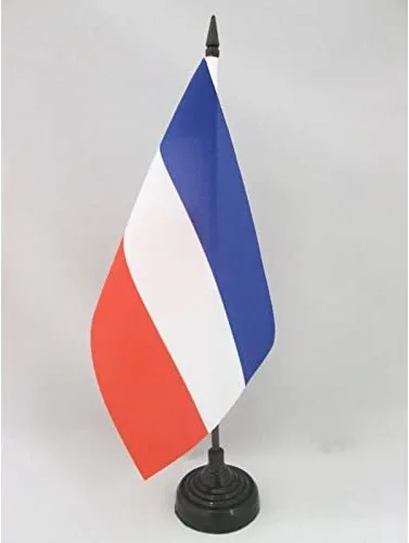 Vista 189 de AZ FLAG Aland Table Flag 4x6 in 100D Polyester Plastic Base Indoor use Finnish 15x10 cm desk flag stitched finish with reinforced edges with