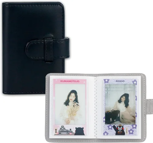 Vista 27 de Mini álbum de fotos de 28 bolsillos para mini película, foto de 2x3, tarjeta de fotos Kpop, álbumes cartera libro para Mini 12 11 40 7+ EVO 90 Alpaca