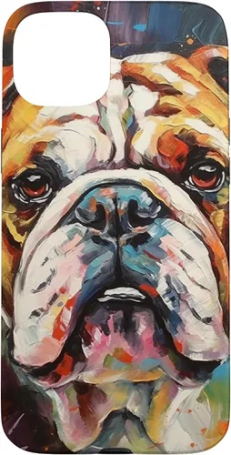 Vista 9 de Funda para iPhone 14 Pro Max English Bulldog Pet Paw Men Women Dog Lover