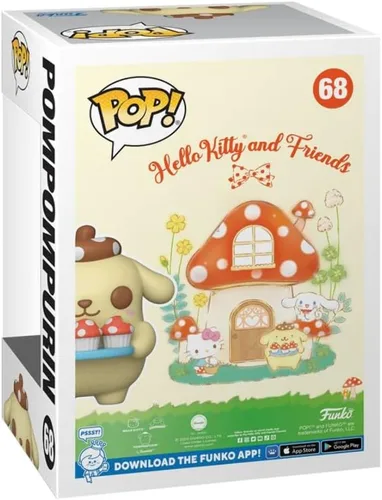 Vista 3 de Funko Pop! Sanrio: Hello Kitty and Friends - Pompompurina con bandeja (Exc), figura coleccionable de vinilo - 73607