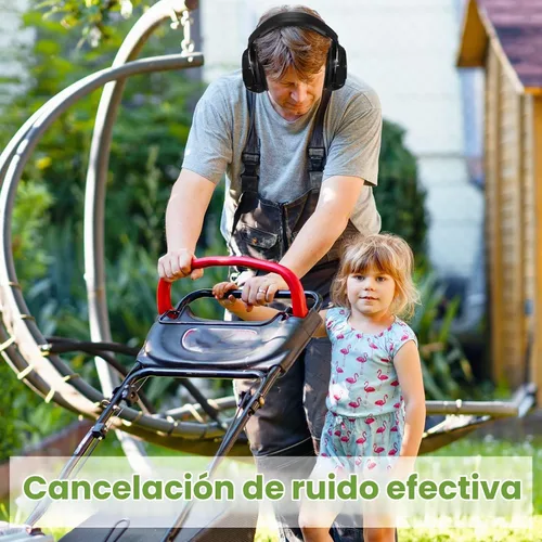 Vista 5 de Yunsailing Paquete de 4 orejeras para reducir el ruido Negro