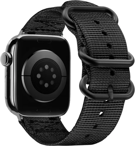 Vista 11 de Youther Correa de nailon compatible con Apple Watch Band de 1.654 in 1.732 in 1.772 in 1.811 in 1.929 in 1.496 in 1.575 in 1.614 in, correa