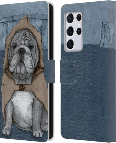 Vista 10 de Head Case Designs Officially Licensed Barruf Beagle Dogs Leather Wallet Case Compatible with Samsung Galaxy S21 Ultra 5G