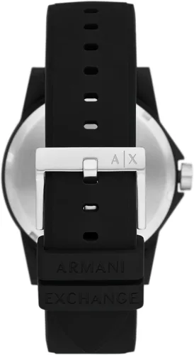 Vista 2 de AX Armani Exchange - Reloj cronógrafo para hombre con correa de cuero, acero inoxidable o silicona