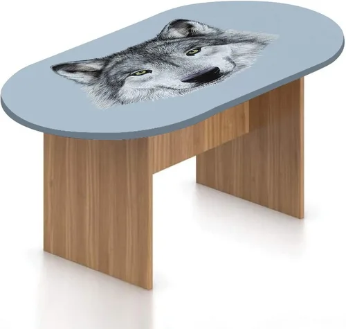 Vista 16 de Mantel ovalado ajustable de madera de poliéster elástico, tablones de pared de madera dura de teca estilo cabaña, mantel ajustable con estampado