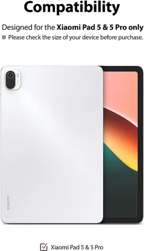 Vista 2 de Ringke Protector de pantalla de vidrio templado compatible con Xiaomi Pad 5 / Xiaomi Pad 5 Pro (11 pulgadas) Película protectora de vidrio