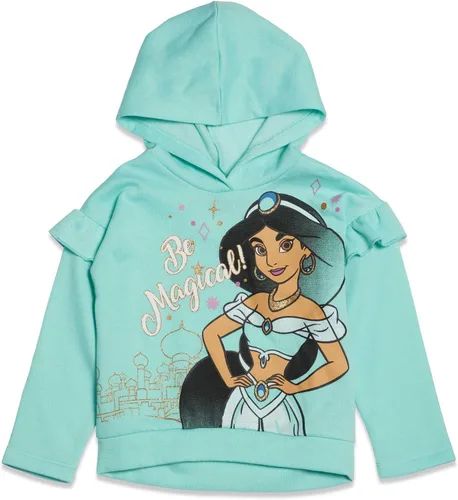 Vista 2 de Disney Princess Mulan Rapunzel Jasmine - Sudadera con capucha para niñas y niños grandes