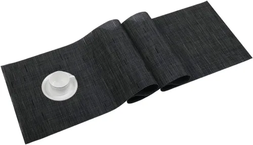 Vista 12 de SHACOS - Caminos de mesa de vinilo tejido, lavables, para uso en interiores o exteriores, fáciles de limpiar