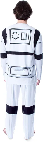 Vista 2 de Conjunto de pijama de manga larga para hombre de Star Wars Stormtrooper