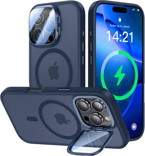 Vista 90 de VOFATA [Protección Completa Mejorada de la Cámara] para Funda iPhone Air con Cubierta de Cámara con Soporte [Compatible con MagSafe][Protección