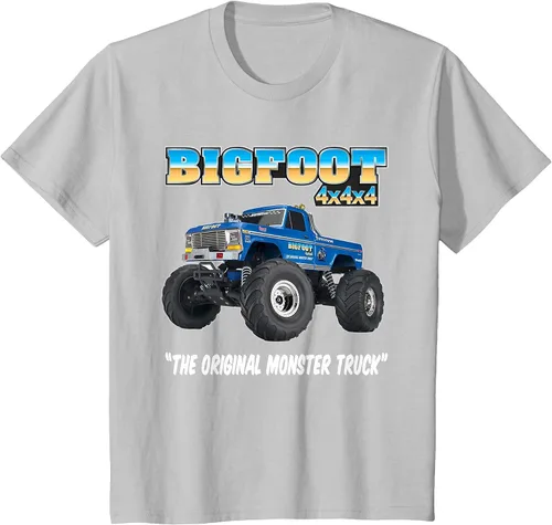 Vista 69 de Camiseta Monster Truck Gris asfalto
