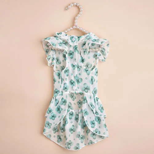 Vista 5 de Generic Vestidos de perro para perros pequeños, vestido de gato, ropa de verano para perro, disfraces de perro, camisas lindas para perro, cómoda