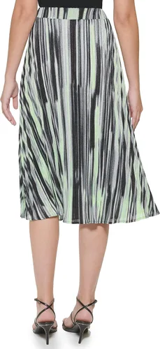 Vista 3 de DKNY Falda de cintura elástica para mujer