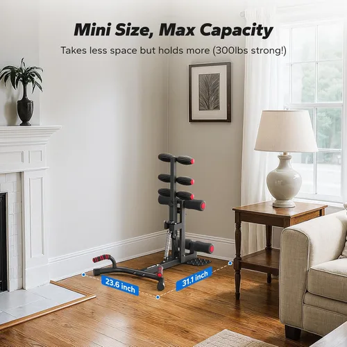 Vista 7 de MERACH Deep Squat Machine for Women, Adjustable Glutes Trainer Machine, Core & Leg Exercise, Push Up Board Workout Equipment at Home Gym