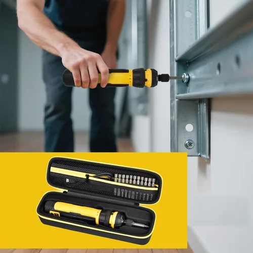 Vista 8 de Estuche para juego de destornillador eléctrico para destornillador inalámbrico DEWALT (DWHT66719) y brocas de atornillado, organizador