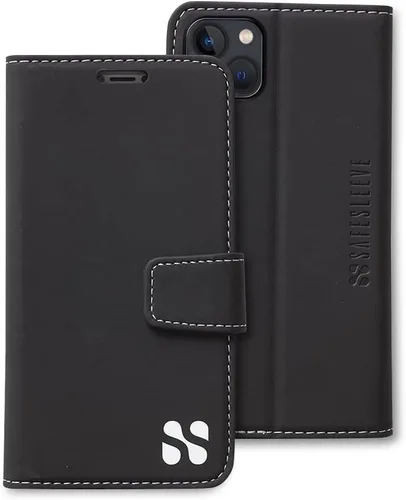 Vista 29 de SafeSleeve Desmontable para iPhone 12 Mini - Negro