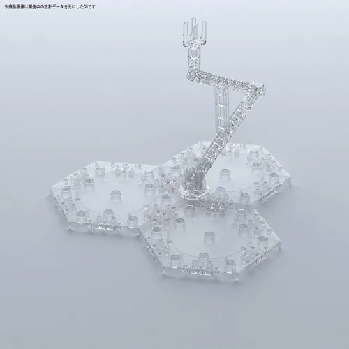 Vista 3 de Bandai Hobby - Base de acción - Base de acción transparente 4 (1/100) Multi