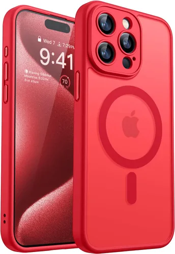 Vista 100 de CANSHN Funda magnética compatible con iPhone Air (6.5 pulgadas), mejorada [protección completa de la cámara] [compatible con Magsafe]