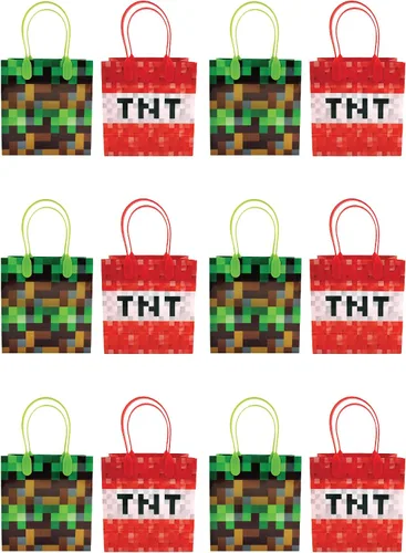 Vista 3 de Pixels Miner - Bolsas de regalo para fiestas, 12