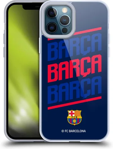 Vista 127 de Head Case Designs Funda de gel suave con licencia oficial del FC Barcelona Barca Crest Graphics [protección de grado militar] compatible con Apple