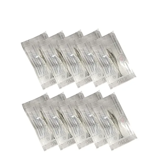 Vista 9 de Pinkiou - Máquina de tatuaje permanente para cejas con agujas 1RL