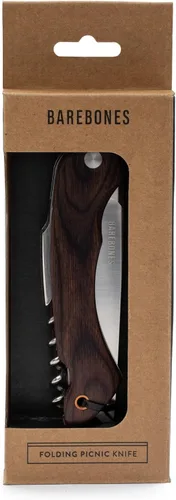 Vista 6 de Barebones Provisions - Cuchillo de sacacorchos, versátil cuchillo multiherramienta plegable de 4 pulgadas, hoja con abridor de vino y llave, y mango