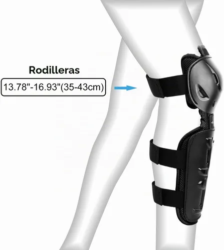Vista 5 de Webetop 4 unidades de rodilleras protectores de codo para adultos, equipo de protección para coderas y rodilleras ajustables para hombre, coderas