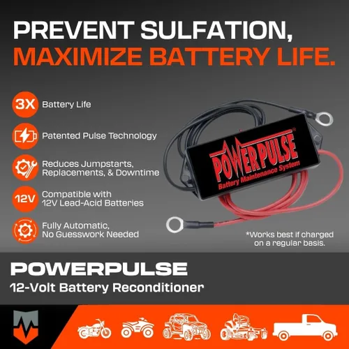 Vista 3 de Sistema de mantenimiento de batería Pulsetech PowerPulse