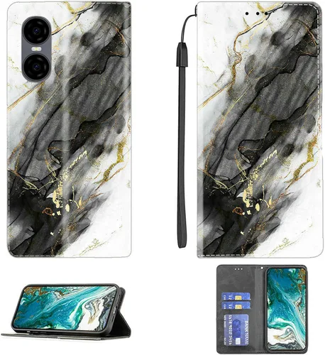 Vista 103 de Aroepurt Funda para UMIDIGI G1 Plus compatible con UMIDIGI G1 Plus Funda para teléfono Funda de piel sintética con función atril magnética CPT15
