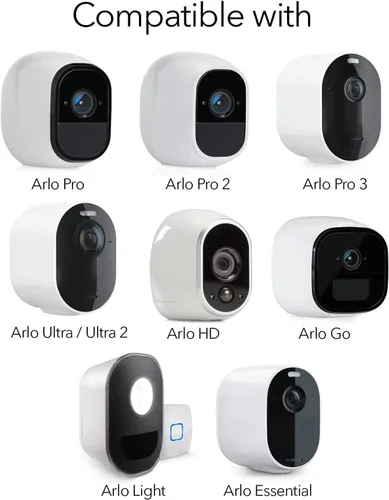 Vista 2 de Soporte de pared para todas las cámaras Arlo, Arlo Ultra, Arlo Essential, eufyCam E/2C, Ultra/Ultra 2 y otras, batería de cámara con cabezal
