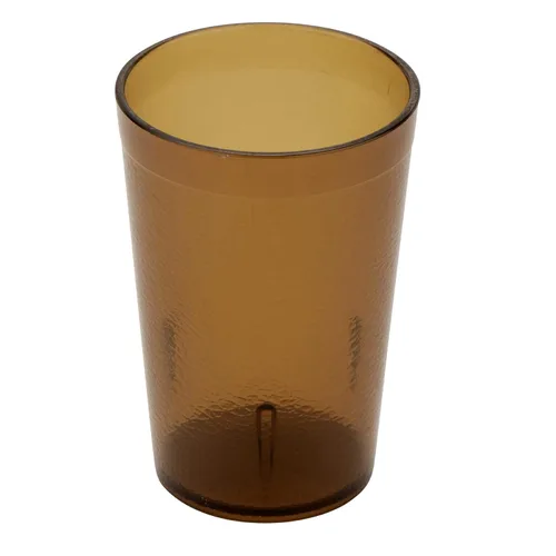 Vista 32 de G.E.T. 6605-1-A - Vasos de plástico resistentes para restaurantes, 5 onzas, ámbar (juego de 12)