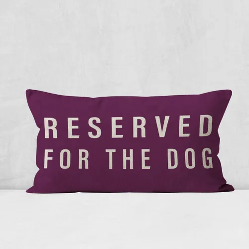 Vista 6 de Reservado para la funda de almohada del perro, regalos para amantes de los perros, decoración del perro, divertida funda de almohada para perro