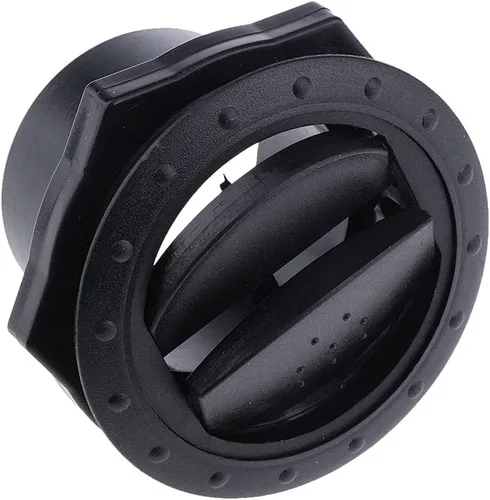 Vista 8 de 4 piezas de deflector de aire acondicionado para salpicadero de salida lateral de techo, rejilla de escape redonda con listones para automóvil, RV