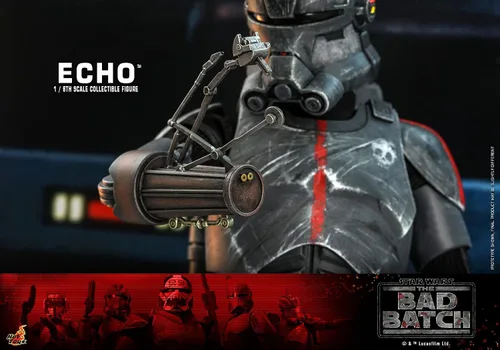 Vista 11 de Hot Toys 1:6 Echo - Star Wars: The Bad Batch, Negro