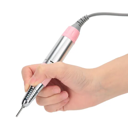 Vista 8 de Pluma de pulido y pulido de uñas de metal - Pieza de mano de repuesto para máquina de taladro de uñas