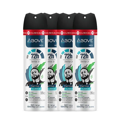 Vista 14 de ABOVE Derma Clinical - Desodorante antitranspirante 72 horas, 3.17 onzas, desodorante en aerosol seco para mujeres, antitranspirante en aerosol, sin
